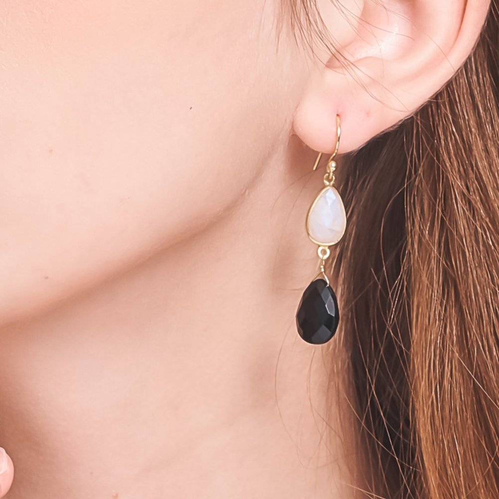 🔥18K Gold Vermeil Dangle earrings